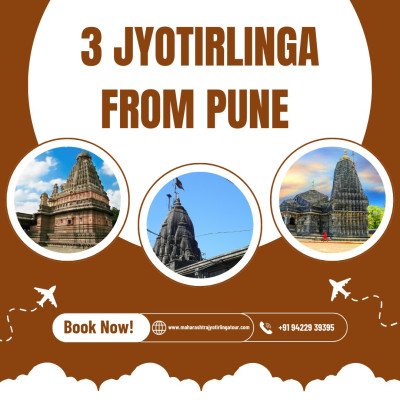 3 Jyotirlinga Tour in Maharashtra from Pune